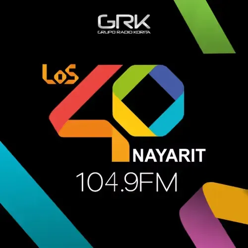 LOS40 Nayarit (Tepic) - 104.9 FM - XHERK-FM - Grupo Radio Korita - Tepic, NA