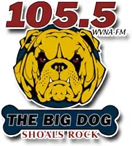 Rock 105.5 The Big Dog - WVNA - Muscle Shoals, AL