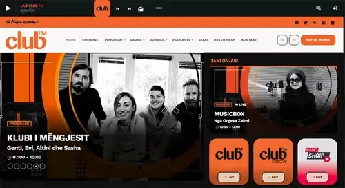 Radio Club FM - Tirana 100.4 MHz